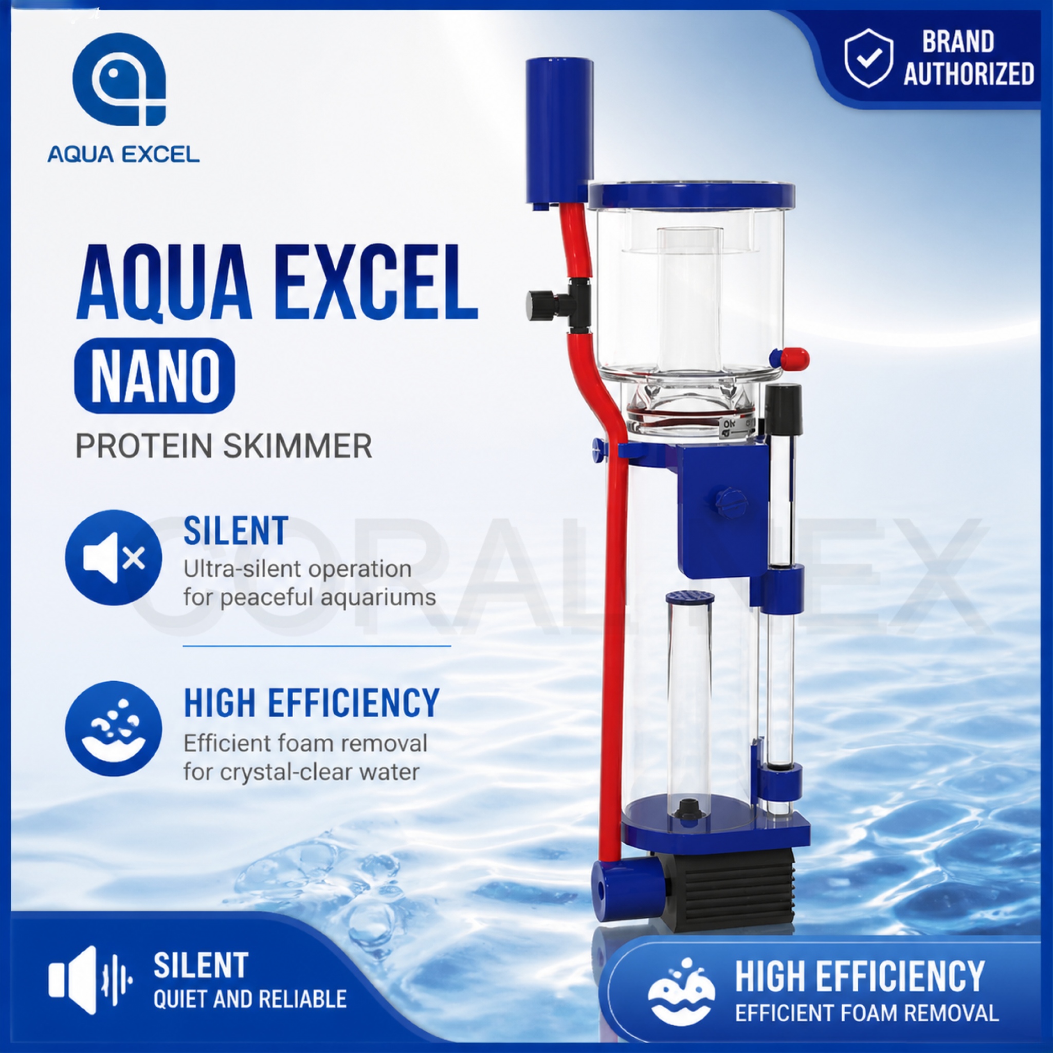 Protein Skimmer Reef - Aqua Excel AE-NANO40/50/70D DC 12V Mini