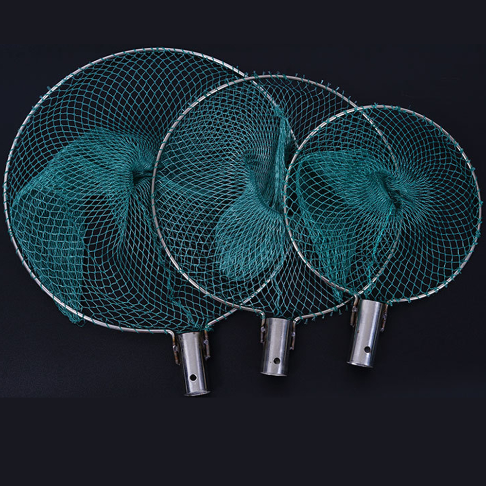 Fish Net Handle - Dense Fishing Mesh Net Head Fishing