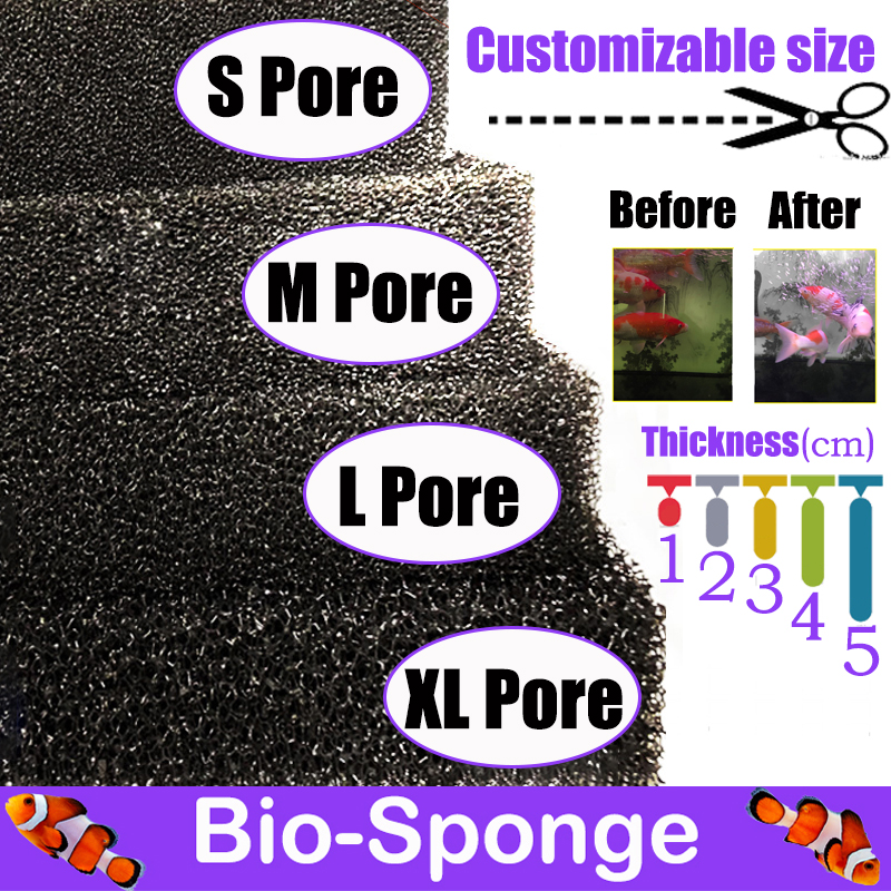 Aquarium Fish Black - Aquarium Biochemical Cotton Filter Practical Fish