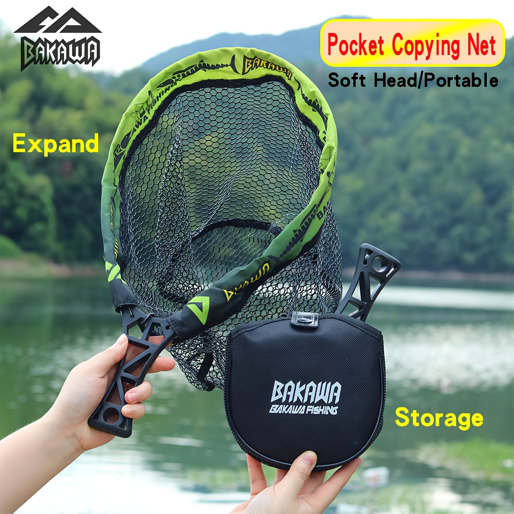 BAKAWA Folding Fishing Net Sho - đánh giá và giá Fish Net Handle