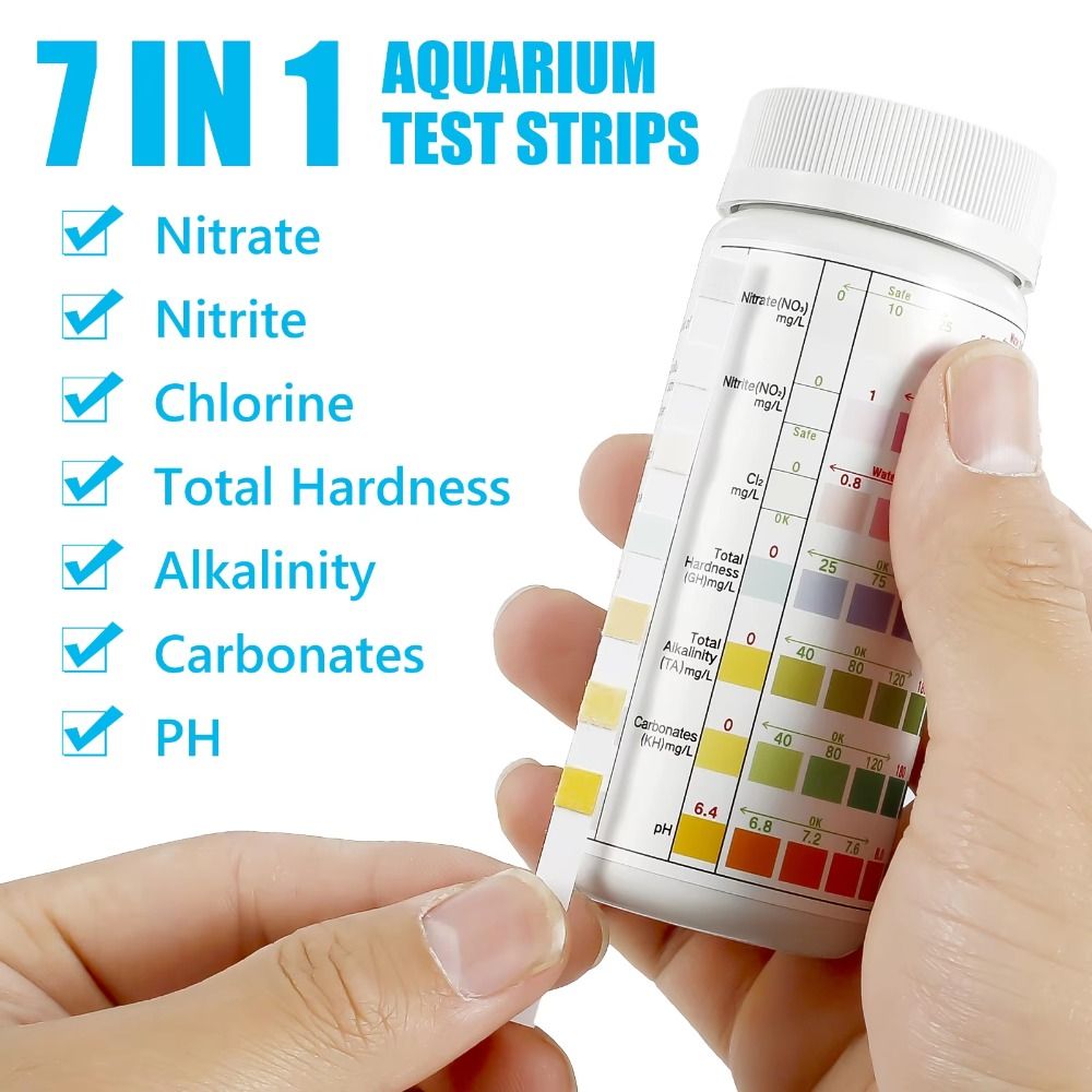 100Pcs 7 in 1 Aquarium Test St - đánh giá và giá Aquarium Test Kit