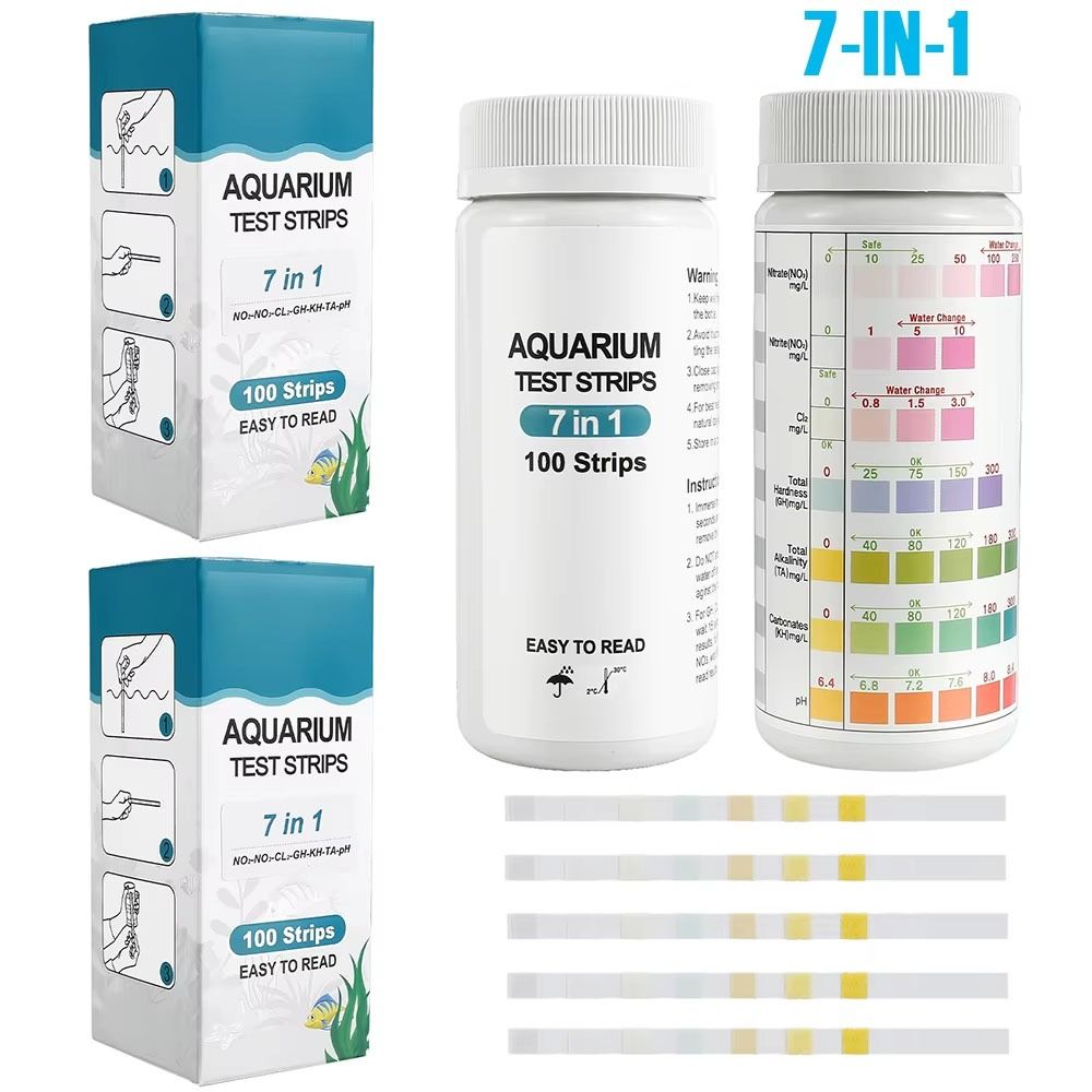100Pcs 7 in 1 Aquarium Test St - đánh giá và giá Aquarium Test Kit