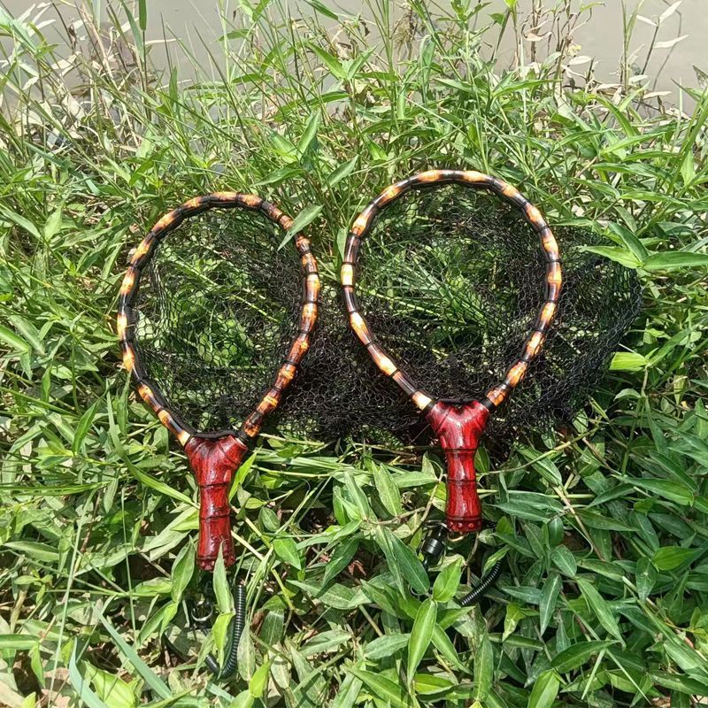 Pure Handmade Wooden handle Fl - đánh giá và giá Fish Net Handle