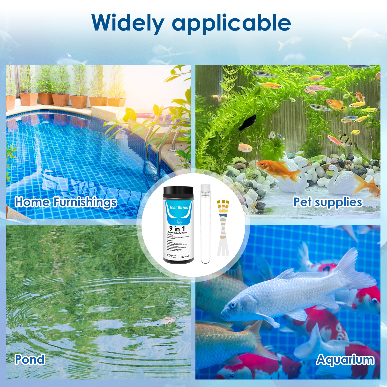 100Pcs Aquarium Test Strips Wa - đánh giá và giá Aquarium Test Kit