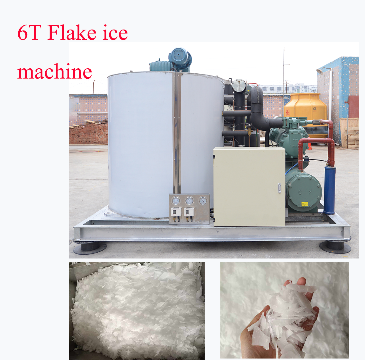 COLDPRO 6T Flake Ice Maker Ice - đánh giá và giá Fish Food Flake