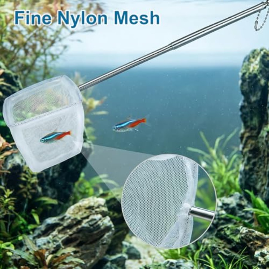 Aquarium Fish Net, 2 Pcs Squar - đánh giá và giá Fish Net Handle