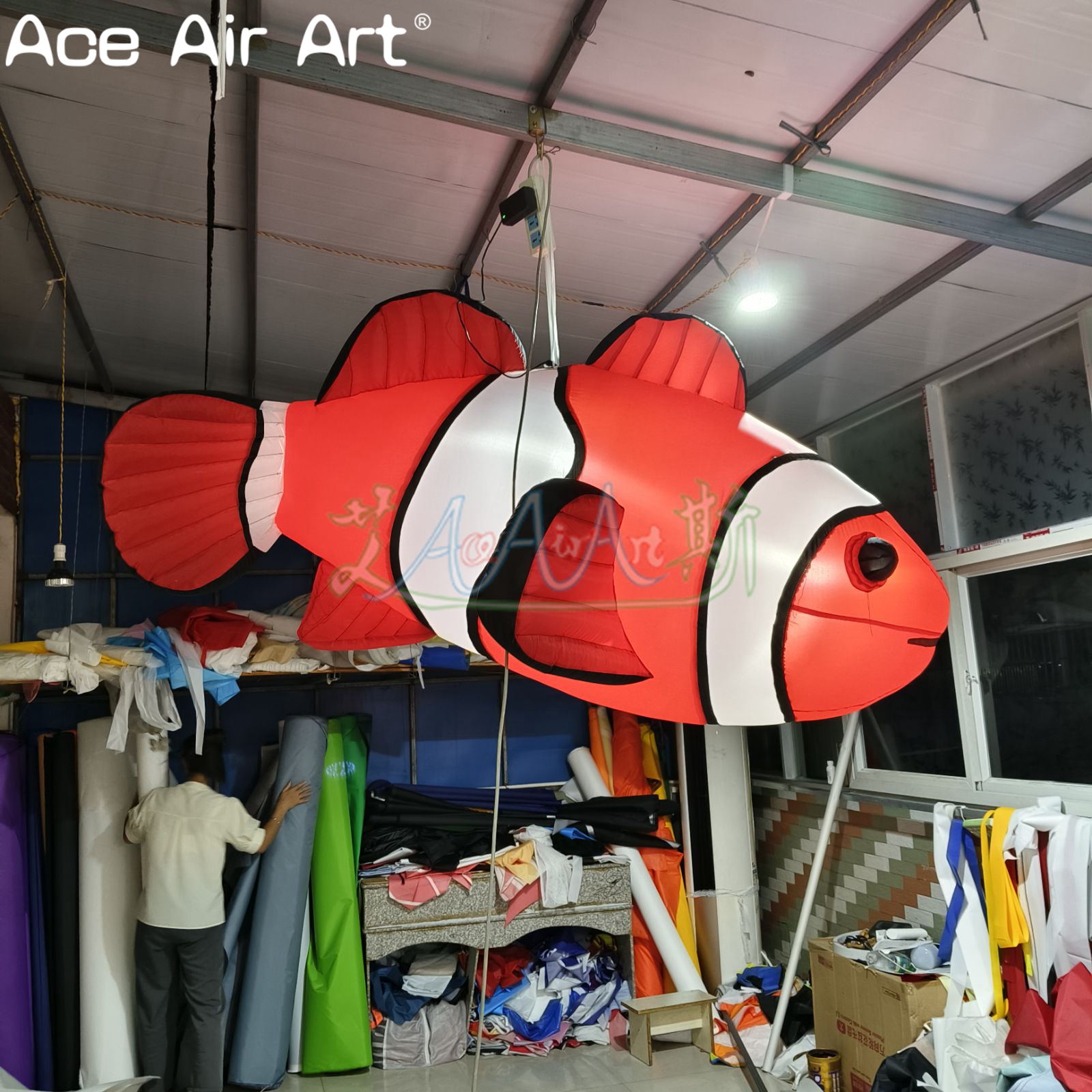 Inflatable Giant Clownfish Toy - đánh giá và giá Aquarium Fish In Nemo