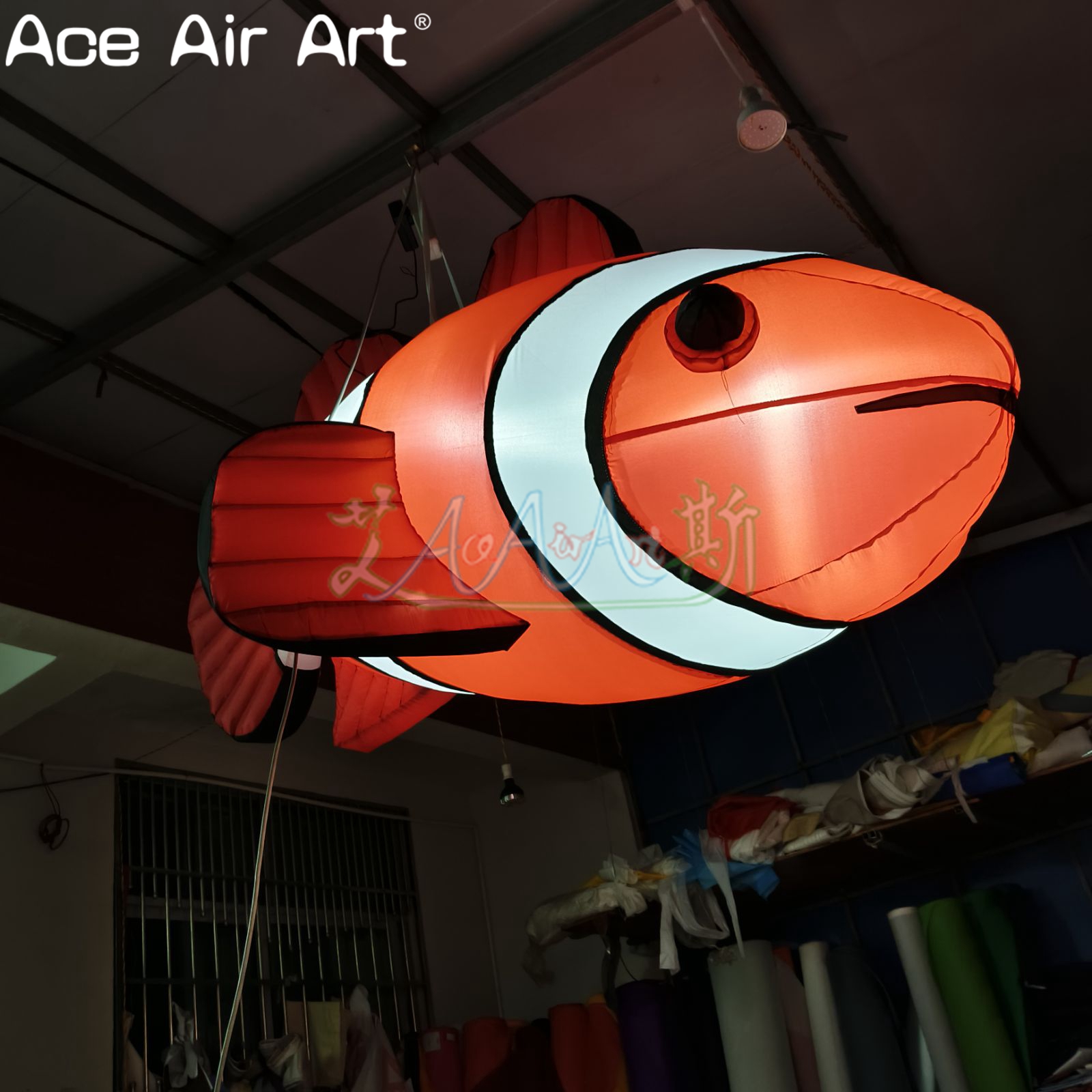 Inflatable Giant Clownfish Toy - đánh giá và giá Aquarium Fish In Nemo