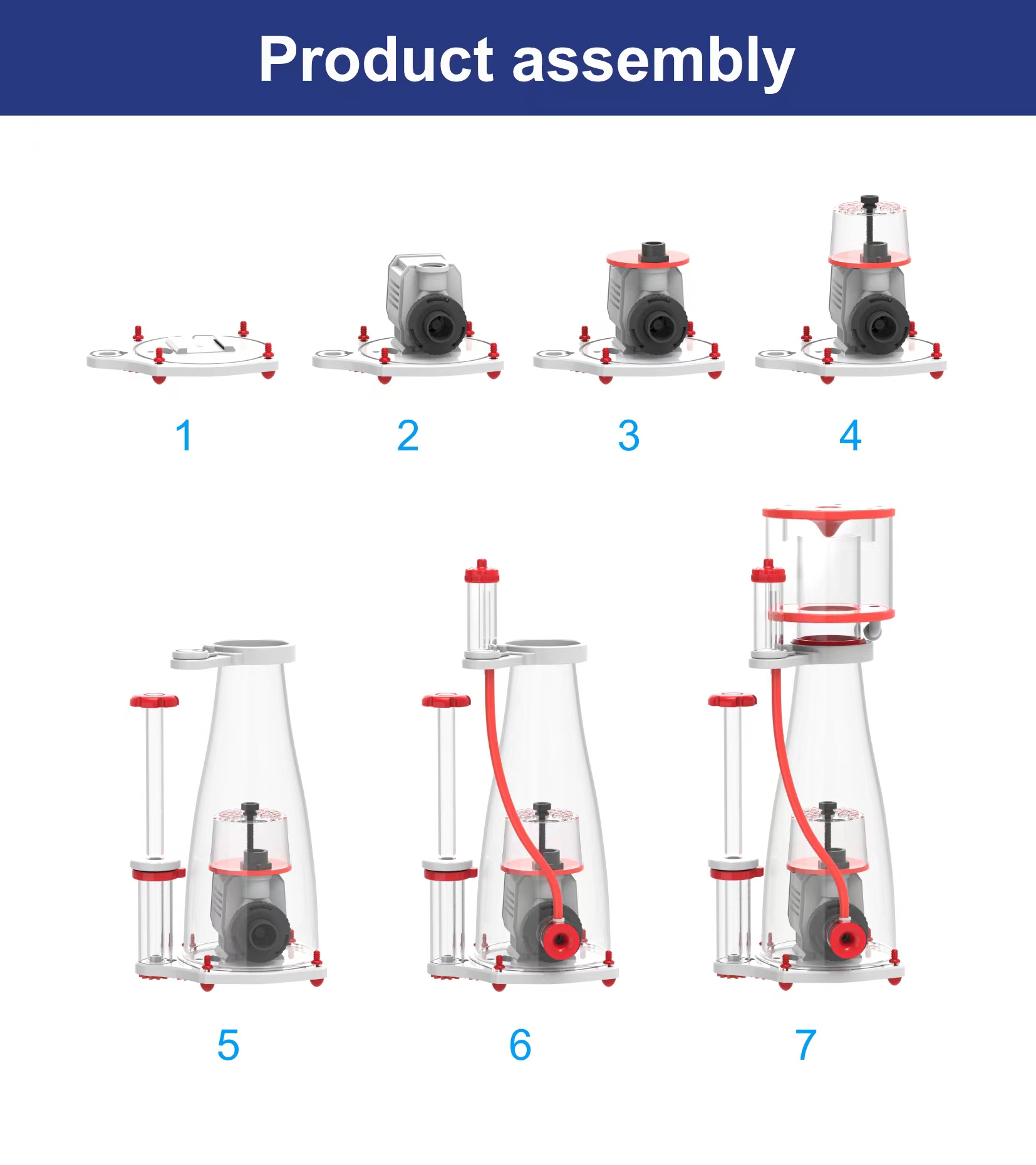 18W 220V Internal Marine Prote - đánh giá và giá Protein Skimmer Reef