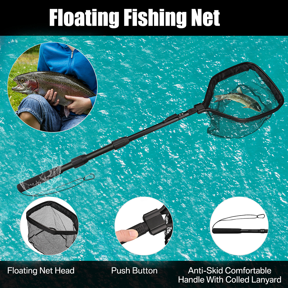 Floating Fishing Net for Fly F - đánh giá và giá Fish Net Handle