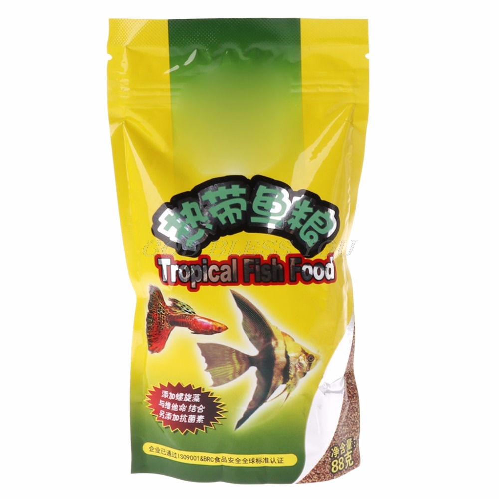 1/2pcs Aquarium Tank Tropical  - đánh giá và giá Fish Food Flake