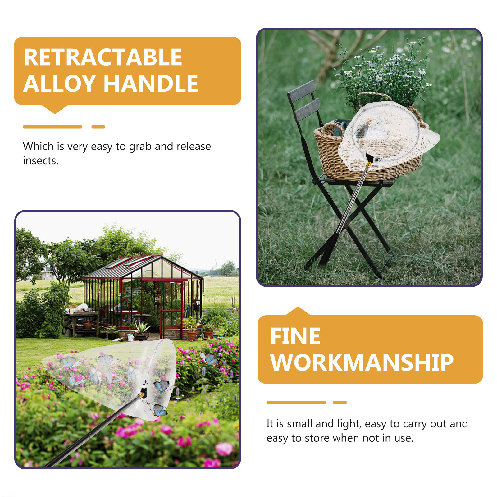 Lightweight Retractable Butter - đánh giá và giá Fish Net Handle