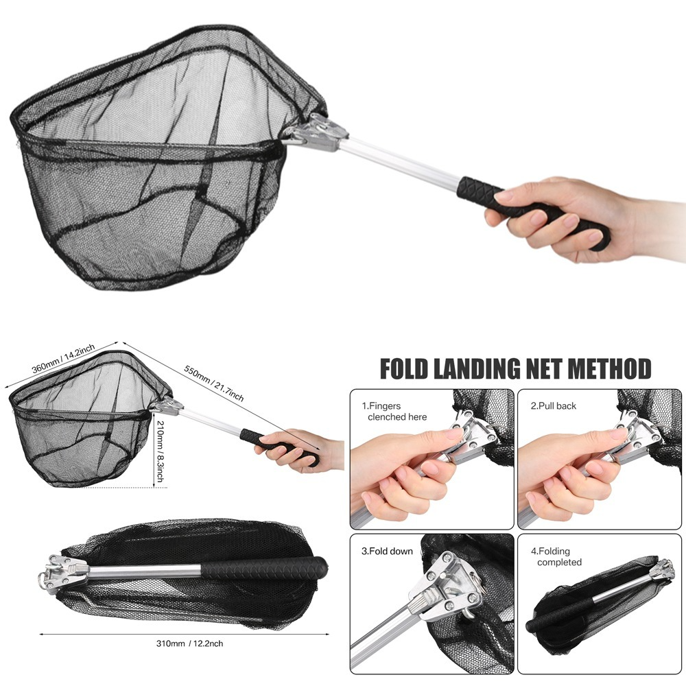 Fishing Landing Net Aluminum A - đánh giá và giá Fish Net Handle