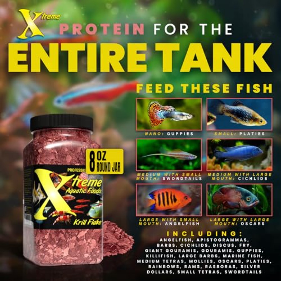 Xtreme Krill Flakes - Premium  - đánh giá và giá Fish Food Flake